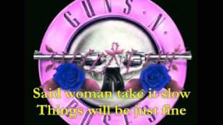 PATIENCE by Guns n Roses with lyrics [upl. by Airdnna]