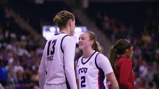 TCU Womens Basketball  Showtime A 40 Minute Fight [upl. by Obel]