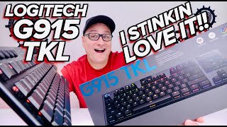 Logitech G915 TKL Review  SLIM SLENDER amp SUPERB [upl. by Doyle40]