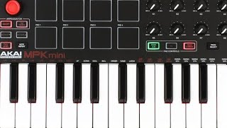 How to use AKAI MPK mini with NEW IPAD PRO 2024 [upl. by Nnyleahs]