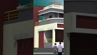 Low budget house design tamil  2 bhk 1000 sqft home design  shorts  djrconstruction [upl. by Dnomsad]