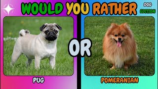 Would you rather DOG EDITION [upl. by Ahsilrac]