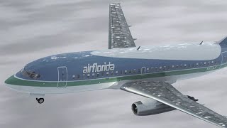 Air Florida Flight 90  Crash Animation [upl. by Othilie382]