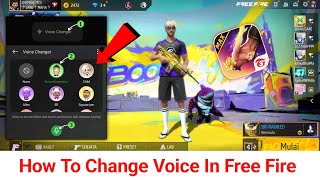 How To Change Voice in Free Fire  Free Fire Voice Changer App [upl. by Ielak]