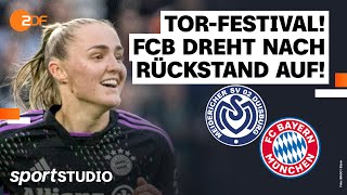 MSV Duisburg – FC Bayern München  FrauenBundesliga 18 Spieltag Saison 202324  sportstudio [upl. by Snej]