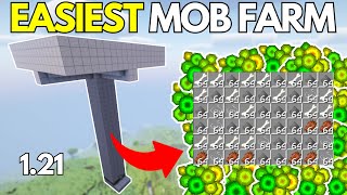 BEST MOB Farm for Minecraft Bedrock 121 [upl. by Concepcion370]