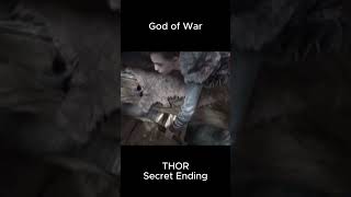 THOR Secret Ending God Of War 2018 reaction shorts gaming game gamer kratos godofwar [upl. by Gar974]