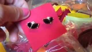 Opening Grab Bag of Goodwill Earrings Mystery Box [upl. by Phina]