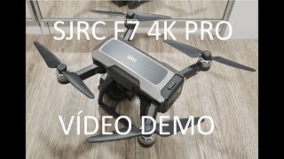 SJRC F7 4k PRO Vídeo Demo [upl. by Bogosian]