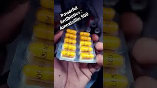 Powerful Antibiotic  Amoxicillin Capsule 500250mg  How to USE  trending shorts amoxicillin [upl. by Aerdnak]