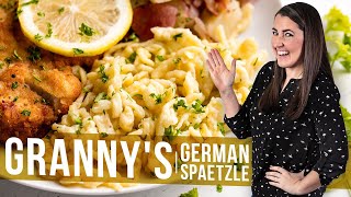 How to Make Granny’s German Spaetzle  The Stay At Home Chef [upl. by Finbar228]