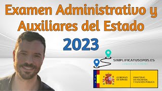 🔴 Directo PostExamen  ADMINISTRATIVO y AUXILIAR de la AGE 2023 🔥 [upl. by Brendis]