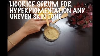 LICORICE SERUM FOR PIGMENTATIONLICORICE SERUM FOR SKIN LIGHTENINGLICORICE SERUM FOR SKIN WHITENING [upl. by Grail]