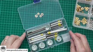 15 Snap Fasteners  Press Studs  Leather Work For Beginners [upl. by Ander]