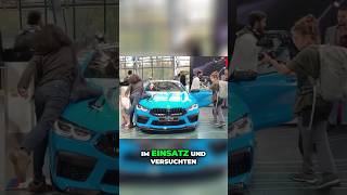 Klima Aktivisten bemalen und kleben BMW M8 Cr Focus online carlovers autovideos polizei BMW [upl. by Woodford]