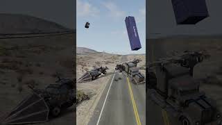 Watch a truck get rear ended 150MPH epiccrashes beamngdrive semitruck epiccrash [upl. by Ynnaj938]