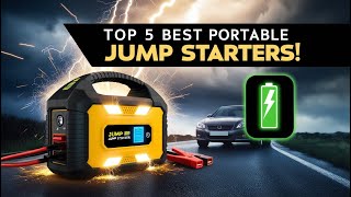 Top 5 Best Portable Jump Starters for When Theres No One Around with Spare Jumper Cables [upl. by Akienom133]