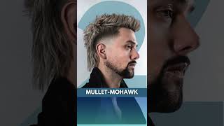 Best Hairstile for Medium Length Hair Mullet Mohawk haircut menstyle hairstyle menscare [upl. by Neleh]