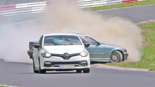 NÜRBURGRING Highlights CRAZY Almost Crash  07072024 Nordchleife Touristenfahrten Nurburgring [upl. by Annayad]