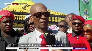 Pig Farm Murders  EFF calls for closure of the establishment [upl. by Airamesor303]