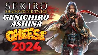 How To Beat Genichiro Ashina Cheese  Defeat Genichiro in SEKIRO Fast amp Easy UPDATED 2024 [upl. by Nerti]