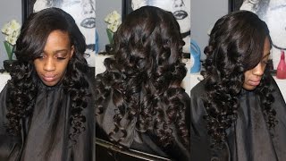 HOW TO DO A SEW IN WITH LEAVE OUT [upl. by Iosep]