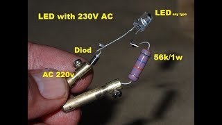 How to connect LED light to 220v AC [upl. by Halsted]