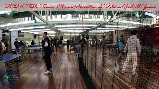 Warmups 🏓 2024 Table Tennis Chinese Association of Victoria Goodwill Games [upl. by Orenid]