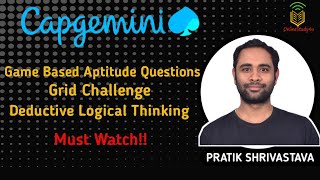 Capgemini Game Based Aptitude Questions  Grid Challenge  Deductive logical thinking [upl. by Odnalro318]