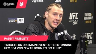 Paddy Pimblett PUTS LIGHTWEIGHTS ON NOTICE Targets UK UFC MAIN EVENT after stunning UFC 304 win [upl. by Thilde705]