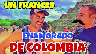 un FRANCES 🇨🇵 ENAMORADO👌 de COLOMBIA 🇨🇴 ENTREVISTA desde CHICHEN ITZA MEXICO 🇲🇽 chichenitza mexico [upl. by Shaw]