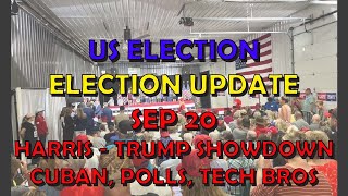 US Politics Weekly Election Extra TrumpHarris Showdown  Cuban Polls Rallies amp Tech Bros [upl. by Tterraj542]