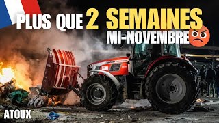 Plus que deux semaines pour revoir les mêmes images de lannée dernière🇫🇷🚜😡 agriculteursencolere [upl. by Aititil]