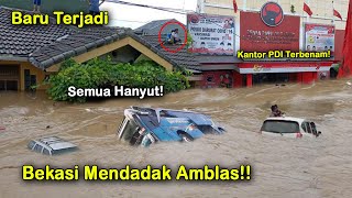 KOTA BEKASI TENGGELAM Banjir Hebat Bekasi 27 Januari 2023 Banjir Bekasi [upl. by Linetta700]