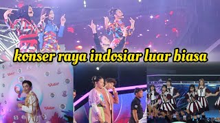 konser raya indosiar jkt48 raden rakha basmalah kierking sri devi selfie yamma rara lida mely lee [upl. by Yehsa256]