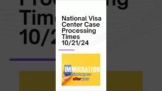 After I130 Case Processing Timeframes at the National Visa Center uscistonvc uscis greencard [upl. by Spoor]