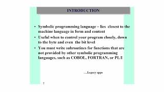 Assembler Programming  Introduction mainframes mainframeclasses assembler [upl. by Hayarahs]