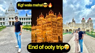 Last day in ooty  kgf wala palace😍🔥  banglore airport best hai🔥  aashvee vlogs [upl. by Bryana448]