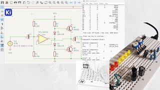 Creation with the Sandwizz Breadboard  Class B amplifier [upl. by Ecnaled]