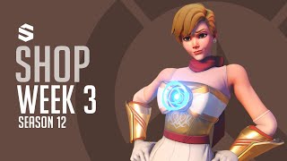 New Evening Wear Tracer skin  ingame showcase  overwatch 2 [upl. by Olmsted]