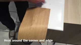 How to apply interior film to a curved corner [upl. by Grondin]