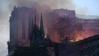 Incendie NotreDame de Paris le 15 avril 2019 [upl. by Wardle]