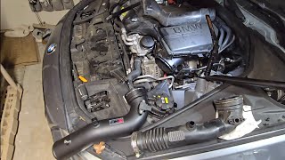 f10 535i n55 charge pipe installation [upl. by Eelinej]