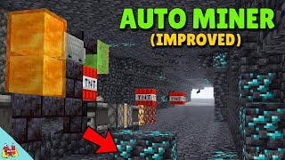 Auto Mining Machine for Minecraft  Best way to find Diamonds Tunnel Bore [upl. by Benisch]