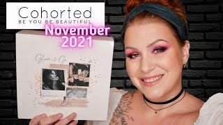 UNBOXING COHORTED NOVEMBER LUXURY BEAUTY SUBSCRIPTION BOX  WORTH £260 [upl. by Marga889]