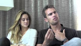 Divergent  Shailene Woodley amp Theo James Talk Divergent at SDCC [upl. by Eckardt]