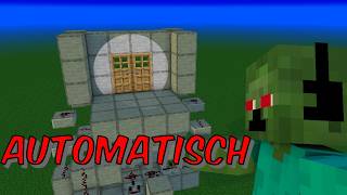 Minecraft Automatische Doppeltür  Redstone Tutorial [upl. by Hayse301]