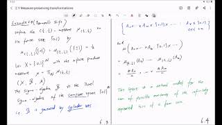 Ergodic theory 21 g An important example the Beroulli shift [upl. by Arol]