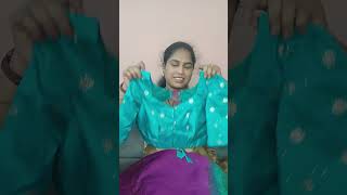 డిజైనర్ బ్లౌజ్ and saree by Vennela parlour and boutique Pratiroju Vennela channel trendytshots [upl. by Nared]