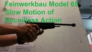 Feinwerkbau Model 65  Slow mo shorts shooting FWB65 slowmotion airpistol ISSF [upl. by Slein]